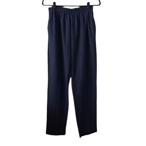 90s Vintage R.G.R. Design Blue Pants Pull On Elastic Waistband NWOT Size Medium